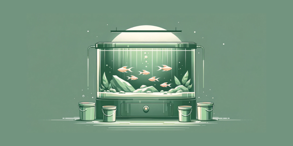 illustration til guiden: sådan skifter du vand i dit akvarie
